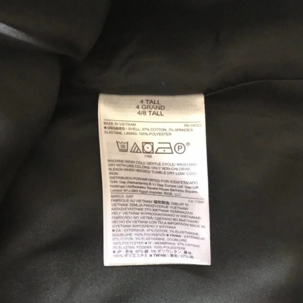 GAP Black Wrap Skirt